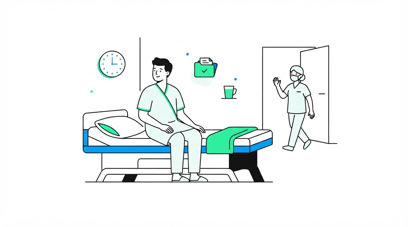 Hoe lang blijft u na een vasectomie in de kliniek?